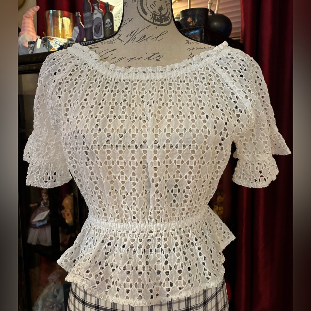 Mystic Babydoll Peplum Blouse
